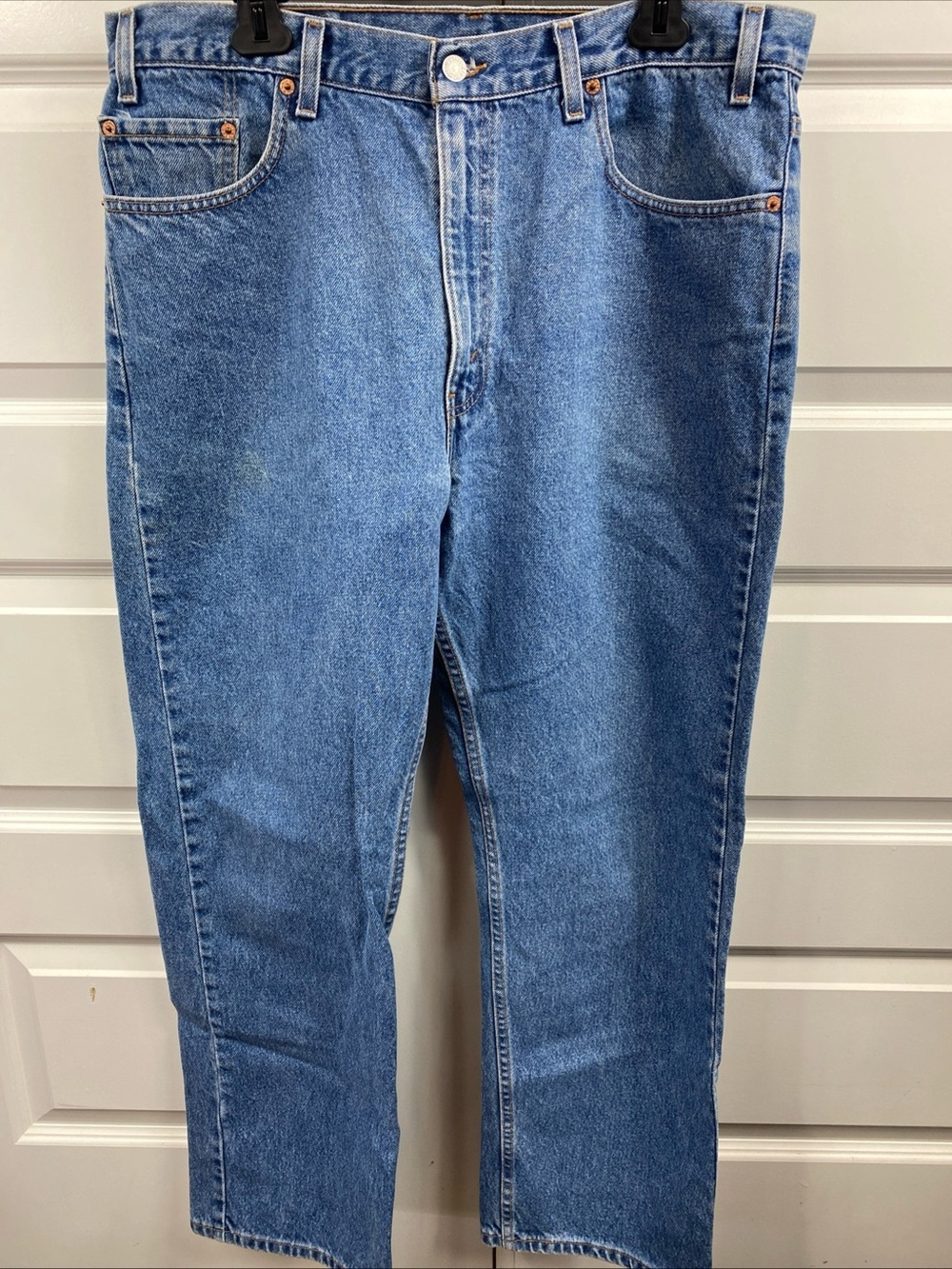 Y2K Levi's 505 Regular Fit Straight Leg Vintage Mens 38x29 Medium Wash 2001